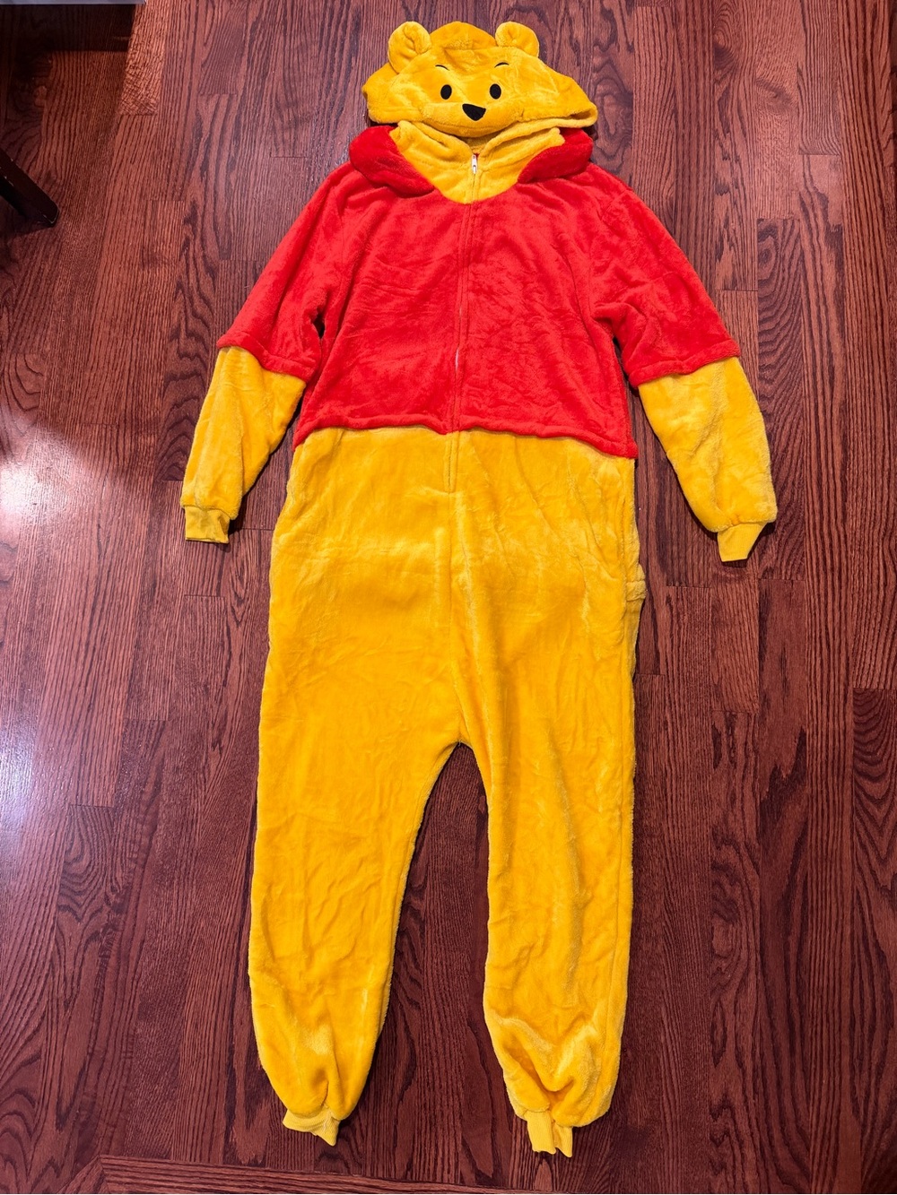Imitation Winnie The Pooh Costume One-Piece Size Youth Large 8-10